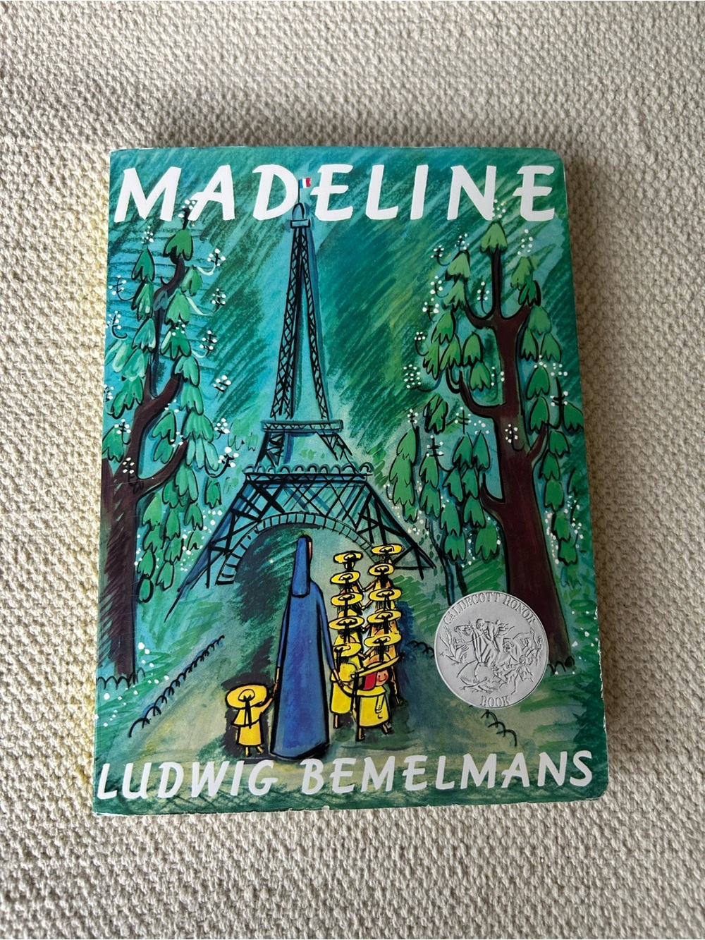 New Madeline Children’s Hardcover Book – Green Illustrated Cover
